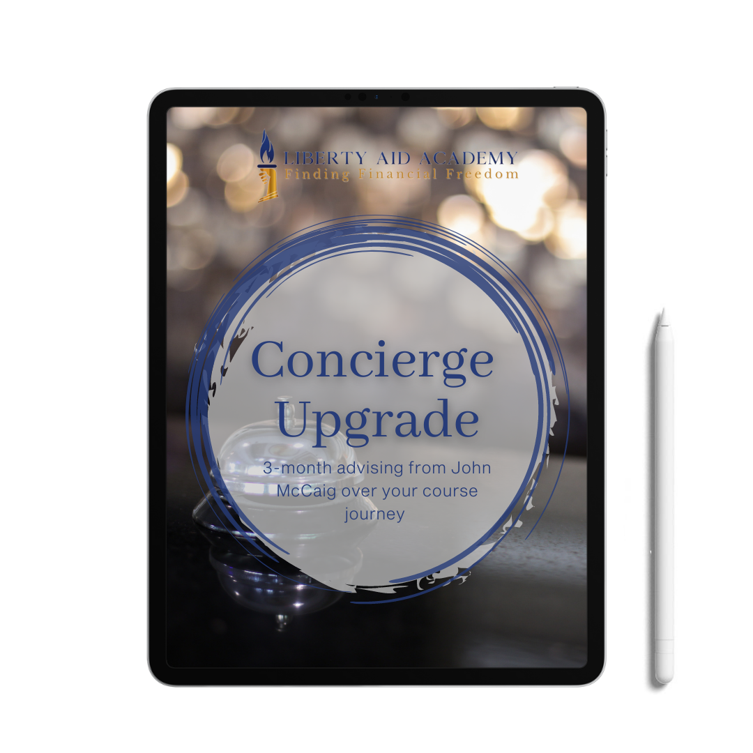 Concierge upgrade financial freedom